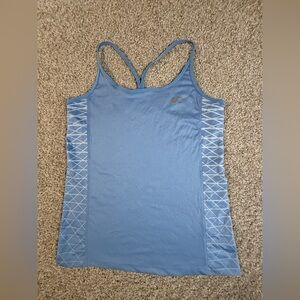 Nike Dri-Fit Light Blue Gray Periwinkle Racerback Tank Top Women’s Small